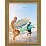 20x14 Traditional Gold Complete Wood Picture Frame with UV Acrylic, Foam Board Backing, & Hardware