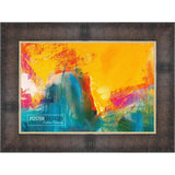 20x16 Contemporary Walnut Complete Wood Picture Frame with UV Acrylic, Foam Board Backing, & Hardware