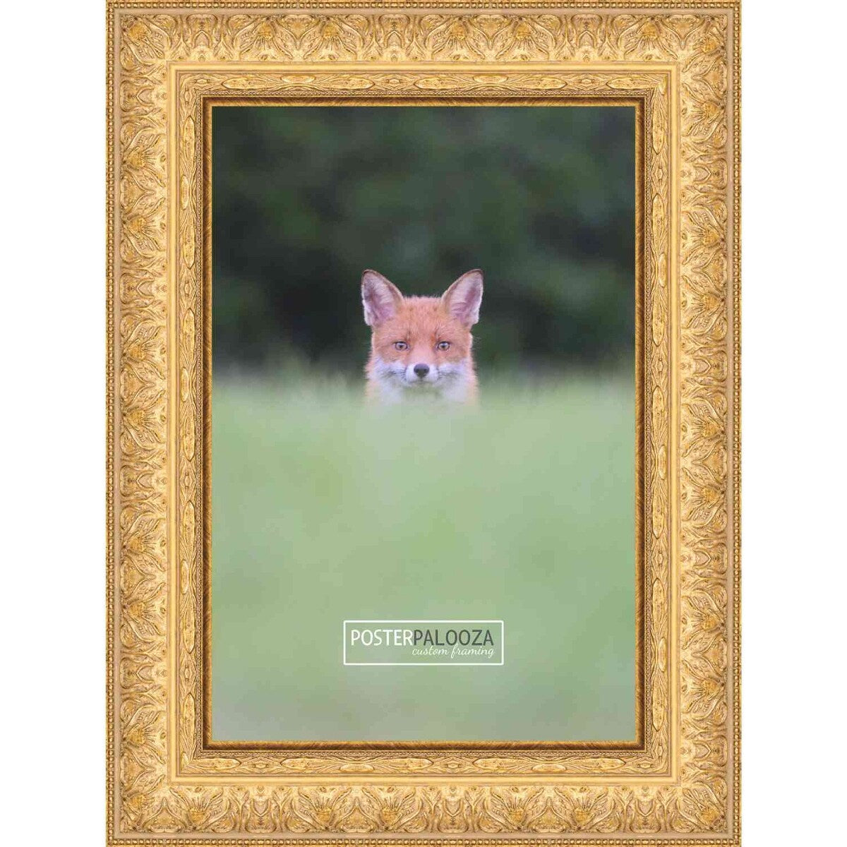 20x16 Ornate Gold Complete Wood Picture Frame with UV Acrylic, Foam Board Backing, & Hardware