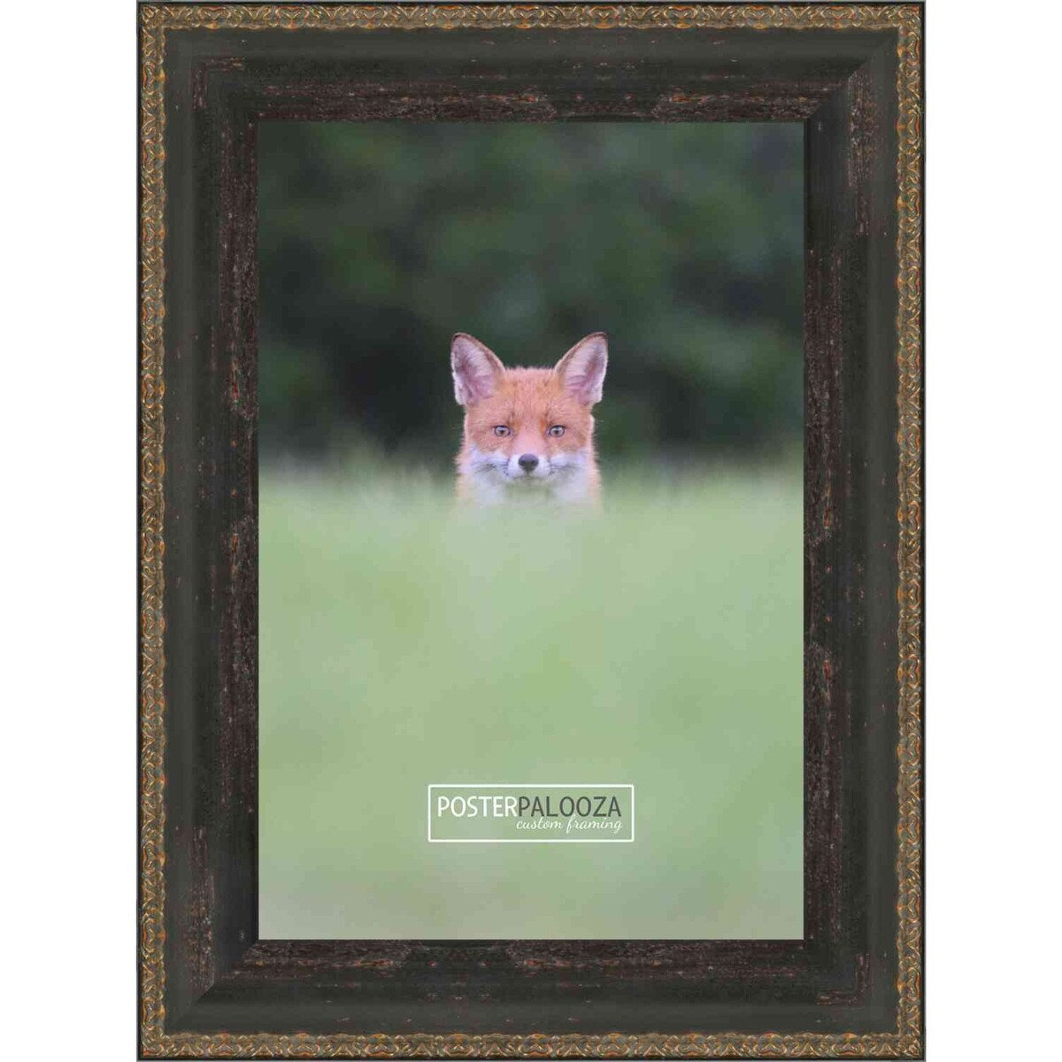 20x17 Traditional Black Complete Wood Picture Frame with UV Acrylic, Foam Board Backing, & Hardware