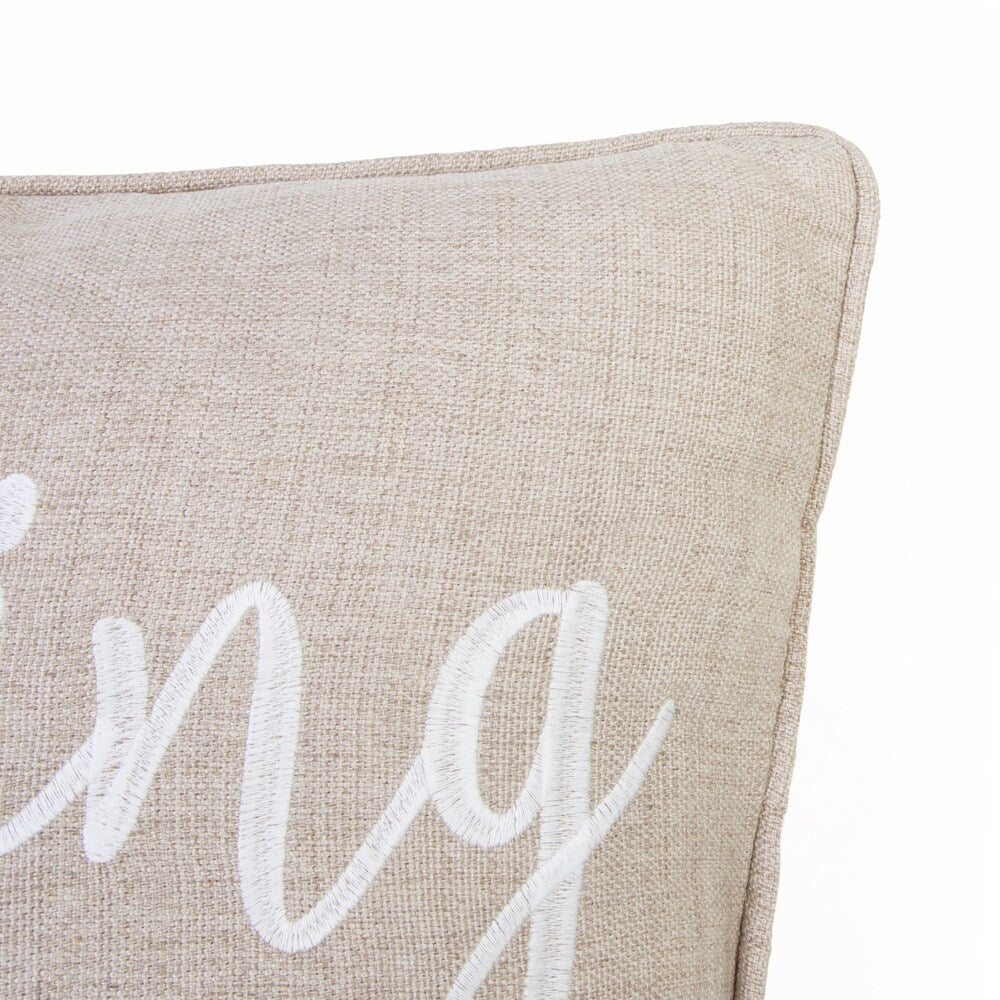 20x20 Marsha Morning Pumpkin Embroidered Pillow