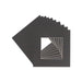 20x20 Mat for 8x8 Photo - Textured Black Matboard for Frames Measuring 20 x 20 Inches - To Display Art Measuring 8 x 8 Inches