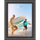 20x24 Traditional Black Complete Wood Picture Frame with UV Acrylic, Foam Board Backing, & Hardware