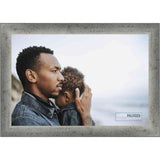 20x25 Contemporary Silver Complete Wood Picture Frame with UV Acrylic, Foam Board Backing, & Hardware