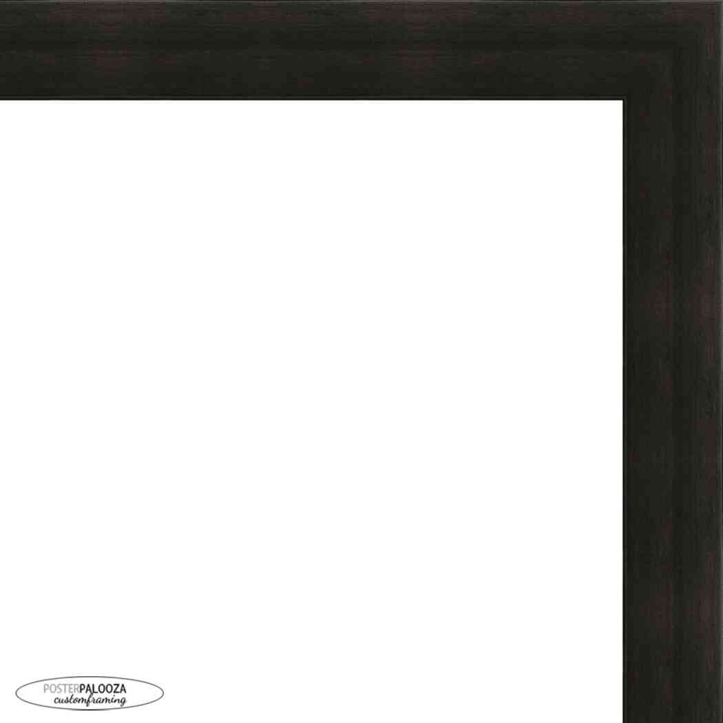 20x25 Traditional Black Complete Wood Picture Frame with UV Acrylic, Foam Board Backing, & Hardware