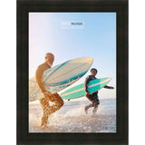 20x25 Traditional Black Complete Wood Picture Frame with UV Acrylic, Foam Board Backing, & Hardware