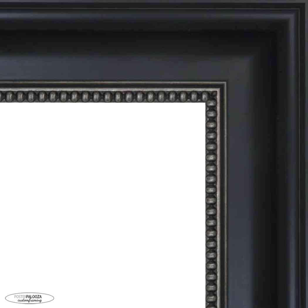 20x26 Traditional Black Complete Wood Picture Frame with UV Acrylic, Foam Board Backing, & Hardware