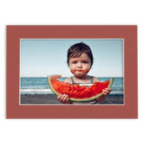 20x28 Mat Bevel Cut for 14x24 Photos - Acid Free Brick Red Precut Matboard - For Pictures, Photos, Framing