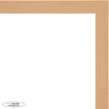 20x36 Contemporary Natural Complete Wood Picture Frame with UV Acrylic, Foam Board Backing, & Hardware