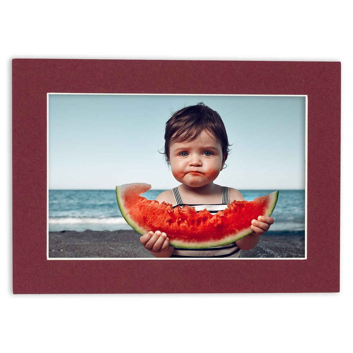 20x38 Mat Bevel Cut for 15x30 Photos - Acid Free Maroon Red Precut Matboard - For Pictures, Photos, Framing