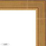 20x40 Traditional Gold Complete Wood Panoramic Frame with UV Acrylic, Foam Board Backing, & Hardware