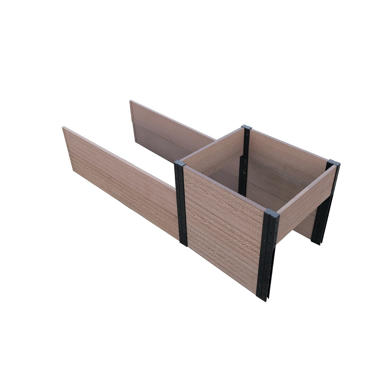 21"H x 14"W x 68" L Terraced Double Bed Extension