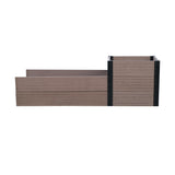 21"H x 14"W x 68" L Terraced Double Bed Extension