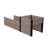 21"H x 14"W x 68" L Terraced Double Bed Extension