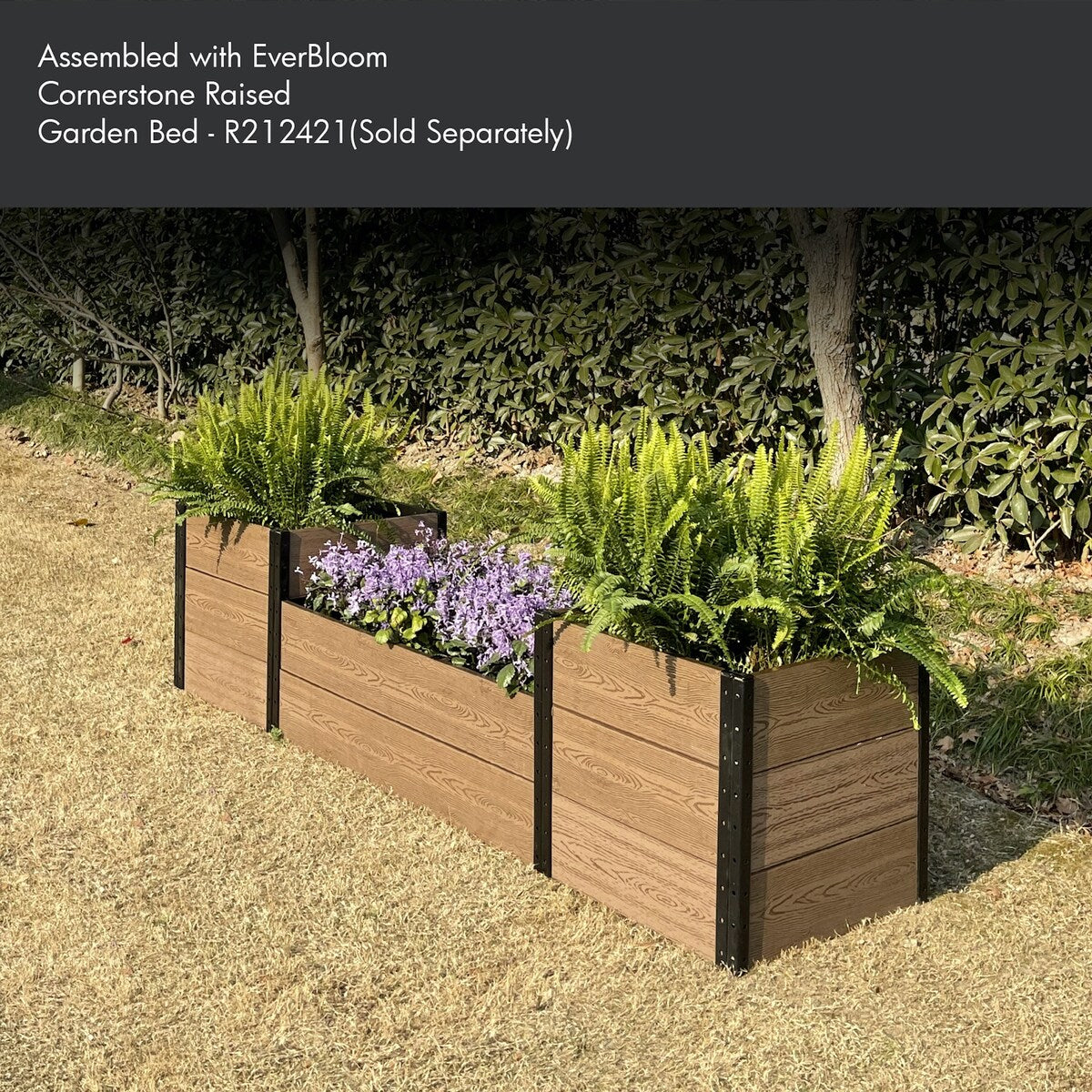 21"H x 14"W x 68" L Terraced Double Bed Extension