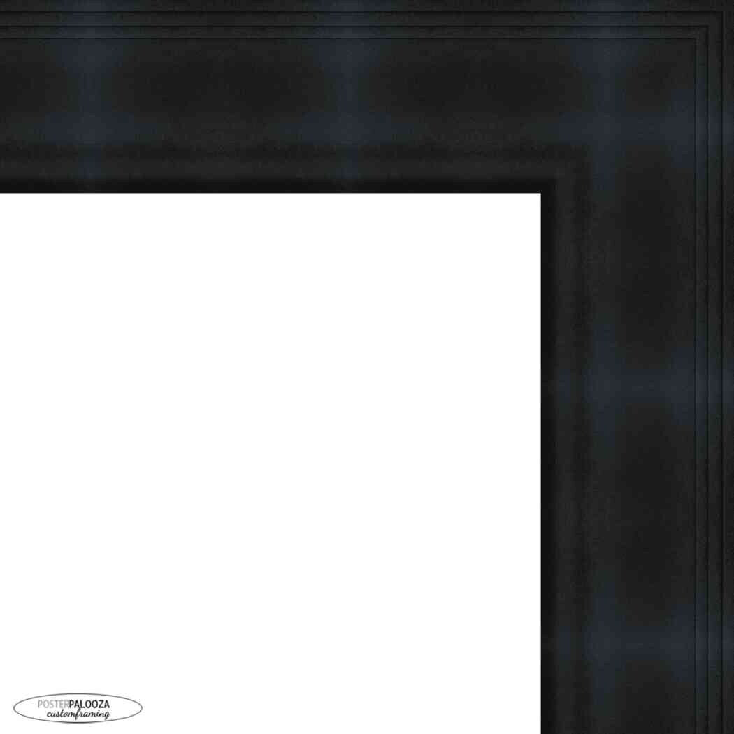 21x27 Contemporary Black Complete Wood Picture Frame with UV Acrylic, Foam Board Backing, & Hardware
