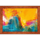 21x28 Traditional Honey Pecan Complete Wood Picture Frame with UV Acrylic, Foam Board Backing, & Hardware