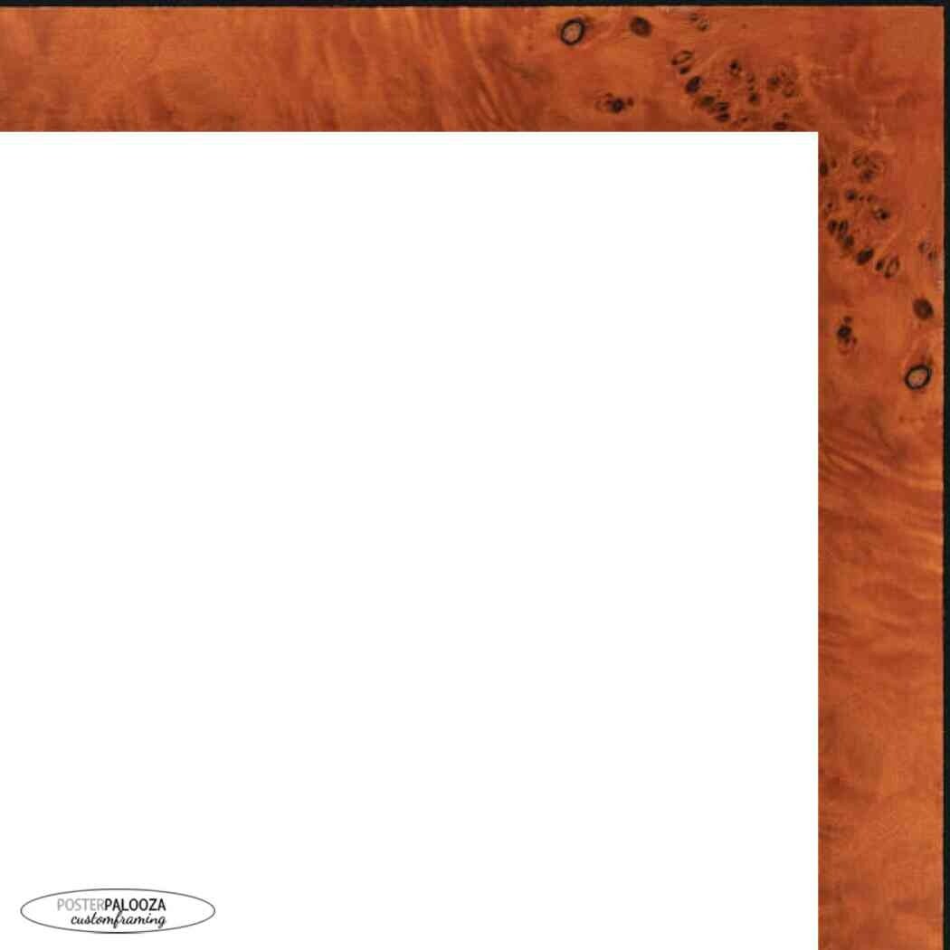 21x28 Traditional Honey Pecan Complete Wood Picture Frame with UV Acrylic, Foam Board Backing, & Hardware