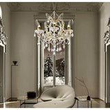 22 In. Bella Petite Gold Crystal 5 Light Chandelier - n