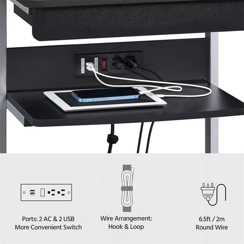 22 in Laptop Computer Table