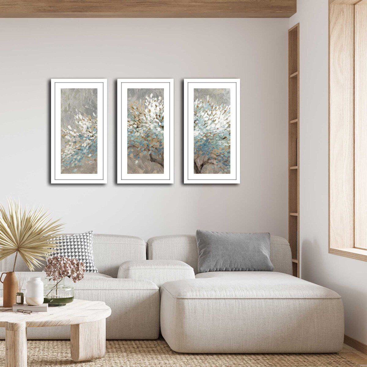 "A Thousand White Lifetimes" 3 Piece Print on White Aluminum