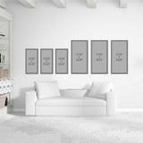 "A Thousand White Lifetimes" 3 Piece Print on White Aluminum