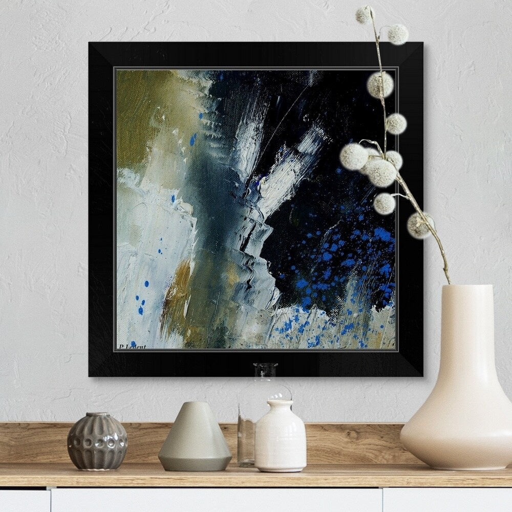 "Abstract 45268" Black Framed Print