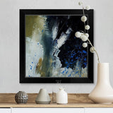 "Abstract 45268" Black Framed Print