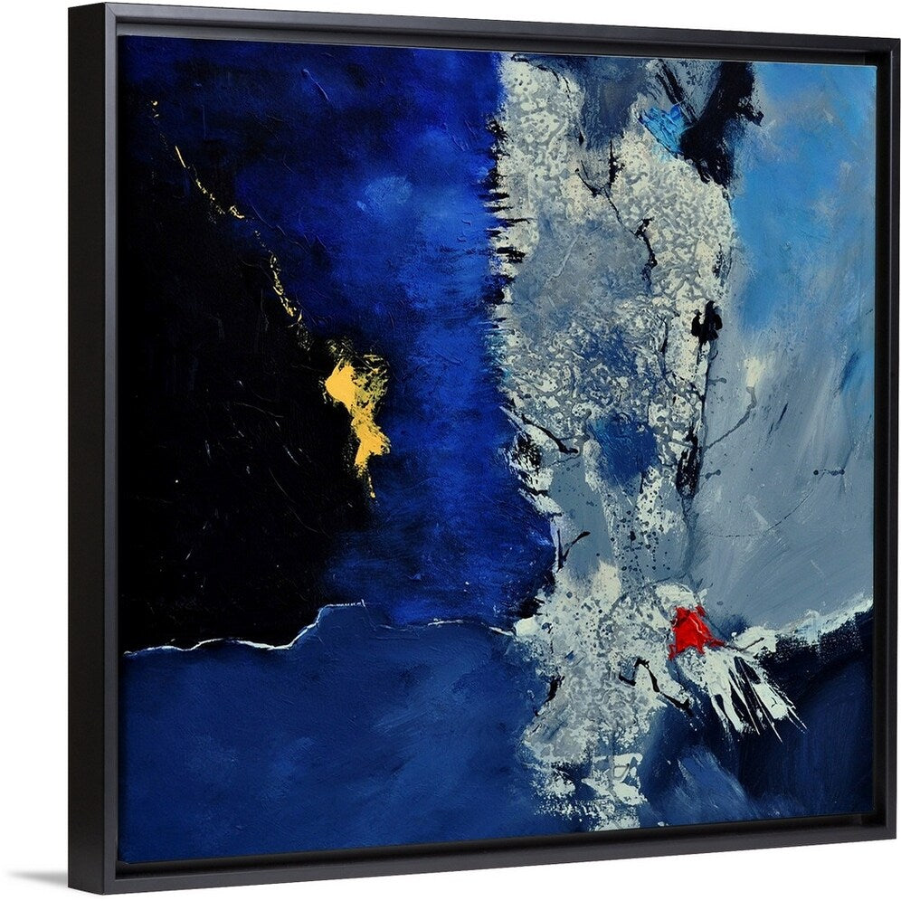 "Abstract 88313091" Black Float Frame Canvas Art
