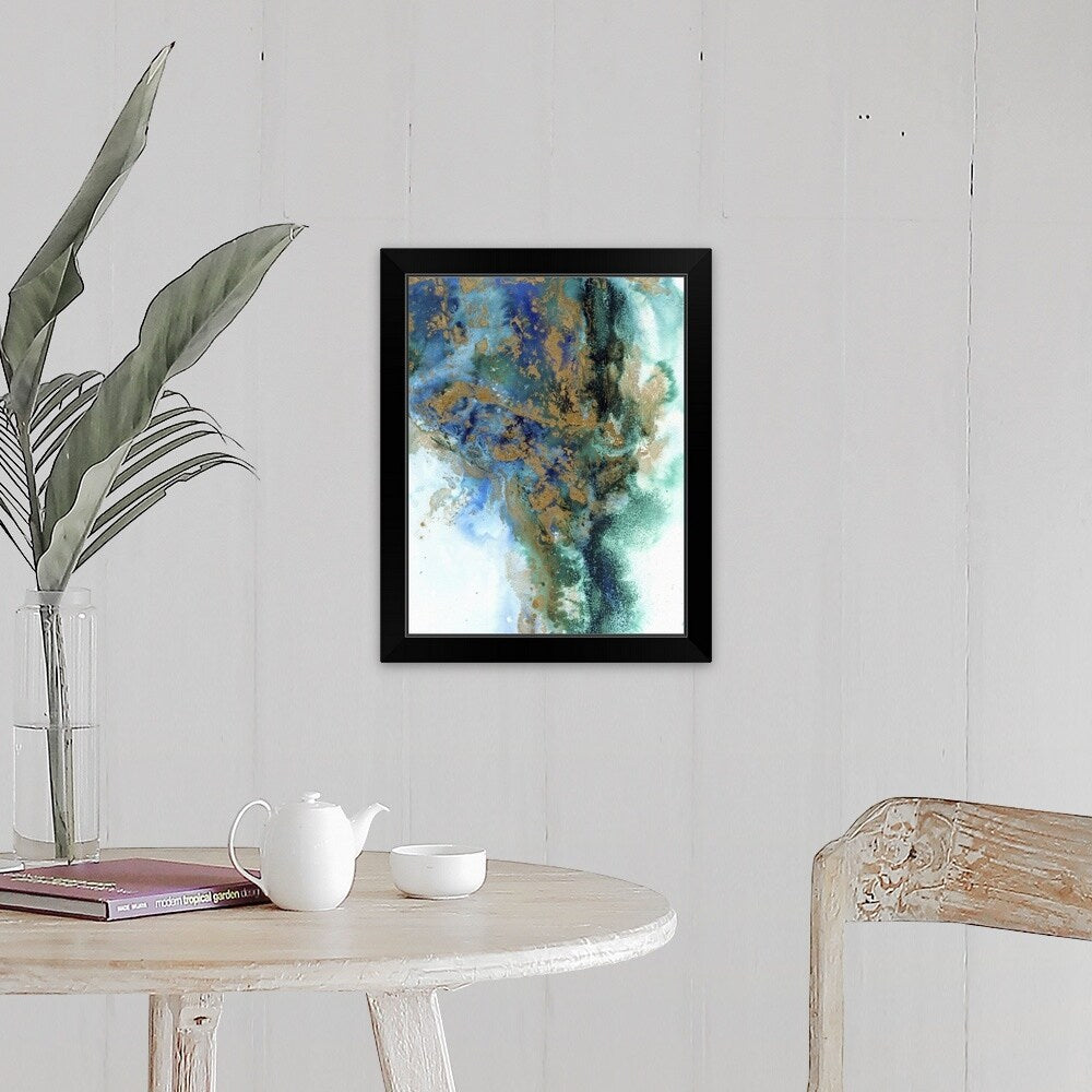 "Adventures in the Above" Black Framed Print