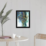 "Adventures in the Above" Black Framed Print