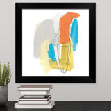 "Allegro I" Black Framed Print