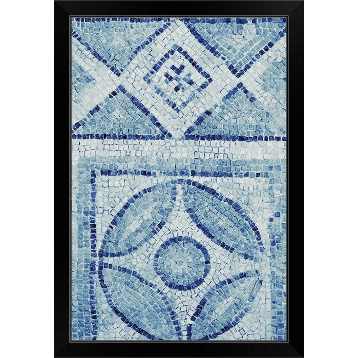"Ancient mosaic" Black Framed Print