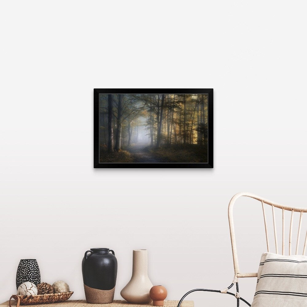 "Autumn Symphony" Black Framed Print