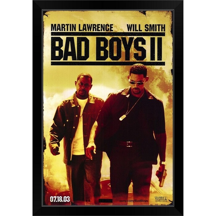 "Bad Boys II (2003)" Black Framed Print