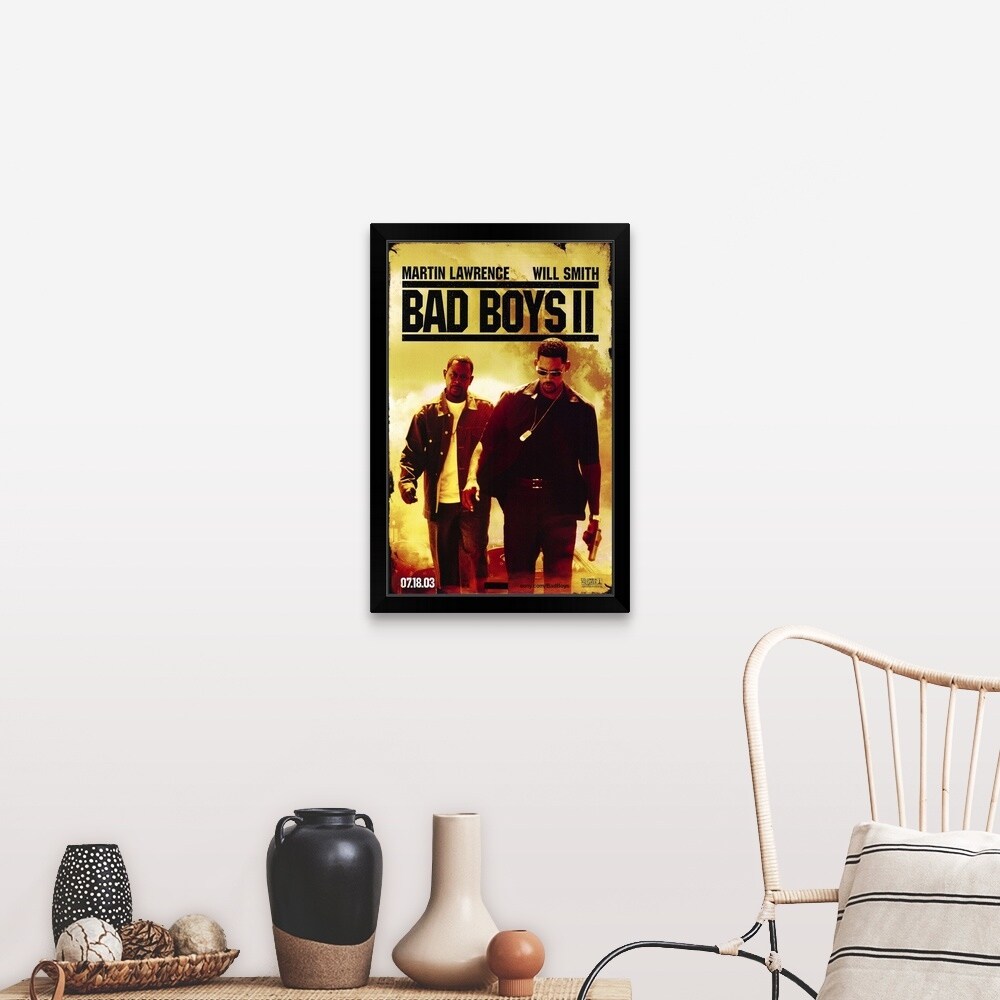 "Bad Boys II (2003)" Black Framed Print