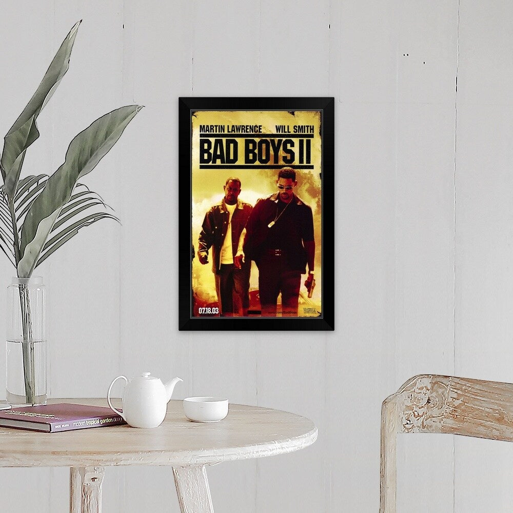 "Bad Boys II (2003)" Black Framed Print