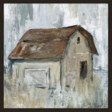 "Barn At Dusk" by Carol Robinson Print on Floating Canvas