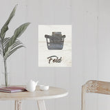 "Barnwood Fold" Poster Print - Multi