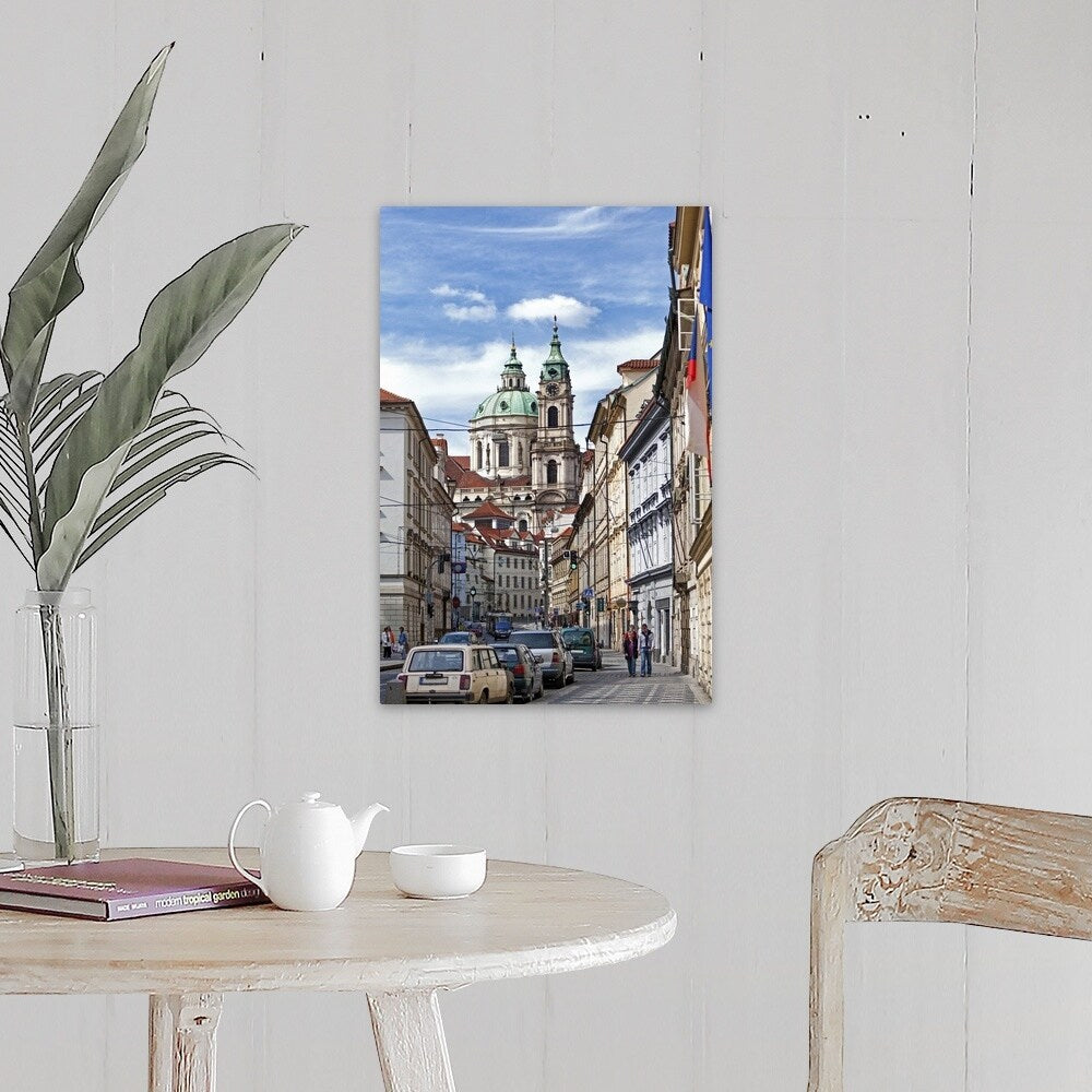 "Baroque Church of St Nicholas Little Quarter" Canvas Wall Art
