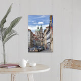 "Baroque Church of St Nicholas Little Quarter" Canvas Wall Art