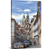 "Baroque Church of St Nicholas Little Quarter" Canvas Wall Art
