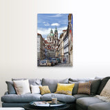 "Baroque Church of St Nicholas Little Quarter" Canvas Wall Art