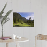 "Bedwell sound mountains and forest, Columbia" Poster Print - Multi