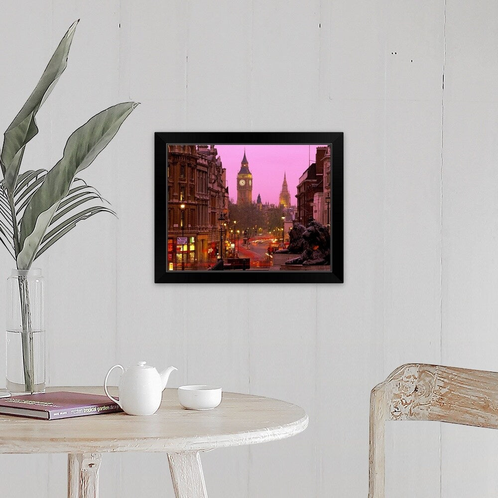 "Big Ben London England " Black Framed Print