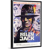 "Billy Jack (1971)" Black Float Frame Canvas Art