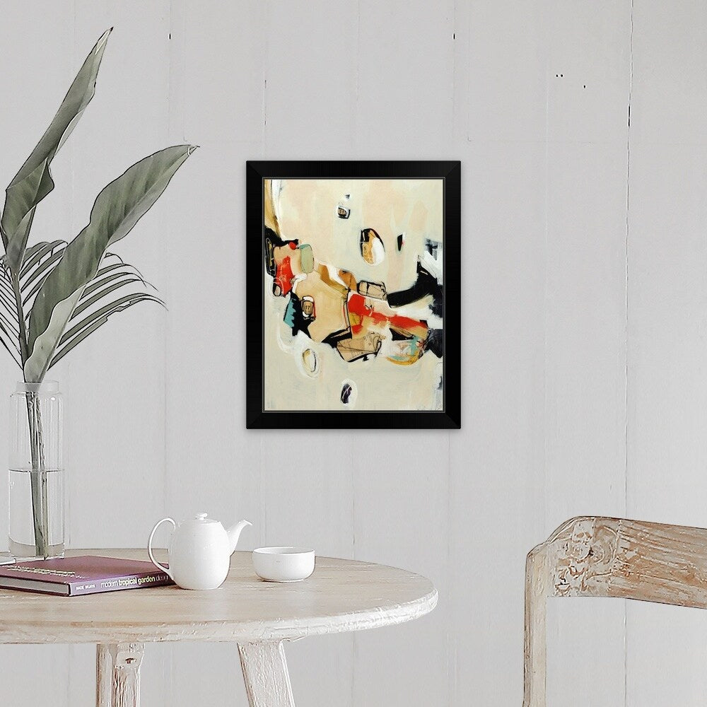 "Bingo" Black Framed Print