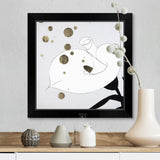 "Bloom Fields I" Black Framed Print