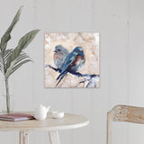 "Blue Birds" Canvas Wall Art