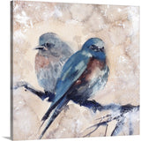"Blue Birds" Canvas Wall Art